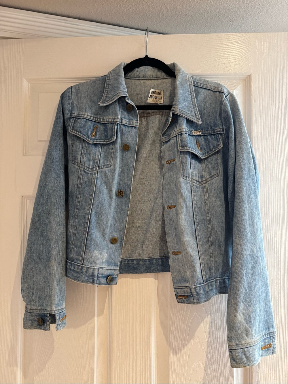 Vintage Light Blue Denim Jacket - Women's Jean Coat